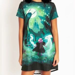 Blackmilk “SPIRIT GLADE SWING TEE DRESS” 
Size Medium M NWT Moonbound Studio Art